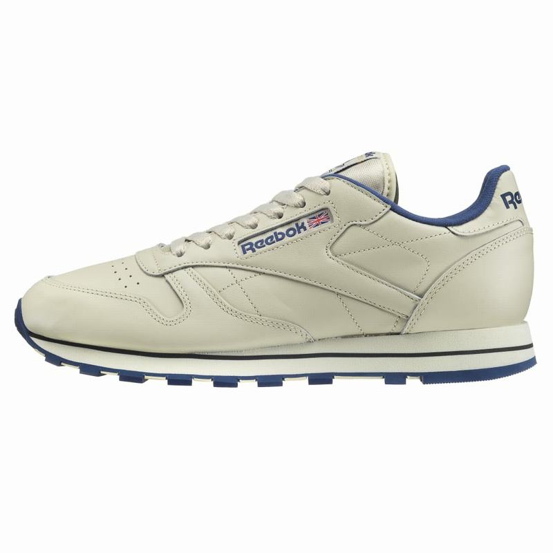 Tenisi Reebok Classic Leather Barbati Bej/Bleumarin Romania JB9635WY